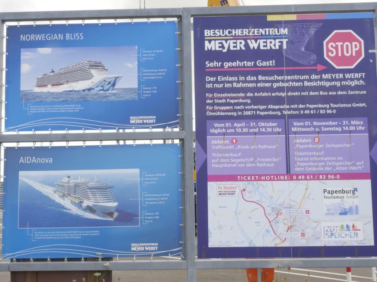 Ferienwohnung Kaeptn'S Koje Weener Exterior foto