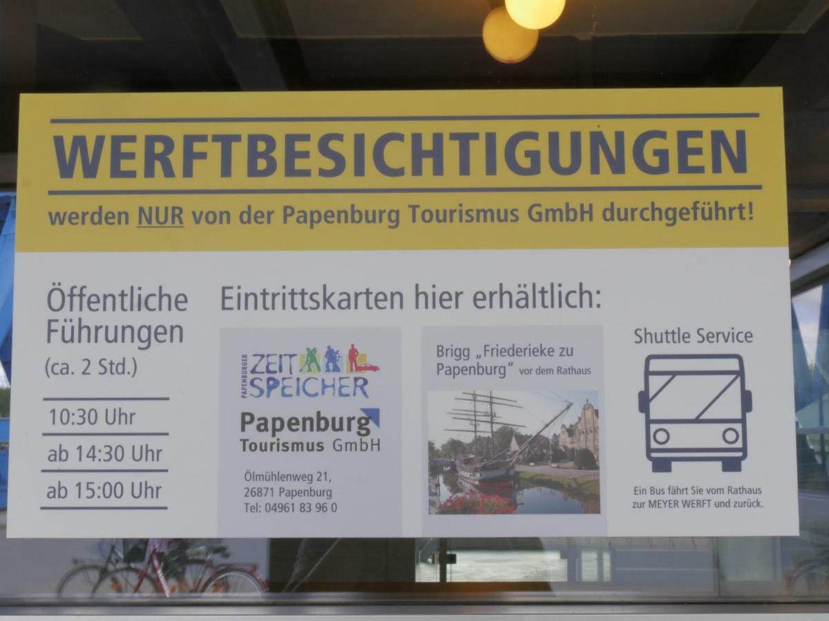 Ferienwohnung Kaeptn'S Koje Weener Exterior foto